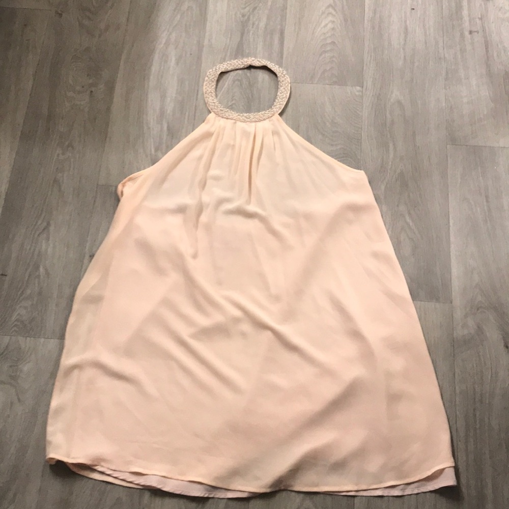 Tobi Light Pink Halter Dress Size M